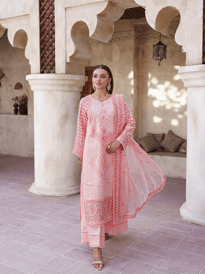 Zebtan | Zeenat Luxury Lawn Eid Collection | ZL 04 - Pakistani Designer Dress - by Zebtan | Type: Luxury - 100% Original at Saira Sultan