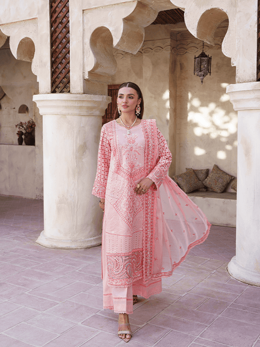 Zebtan | Zeenat Luxury Lawn Eid Collection | ZL 04 - Pakistani Designer Dress - by Zebtan | Type: Luxury - 100% Original at Saira Sultan