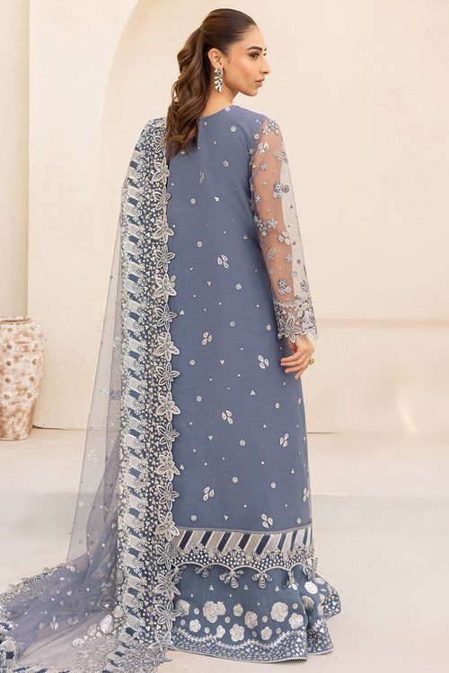 Farasha | Lu Zella Premium Formals 25 | Dusky Shadow - Pakistani Designer Dress - by Farasha - Type : Ladies Clothes - 100% Original at Saira Sultan