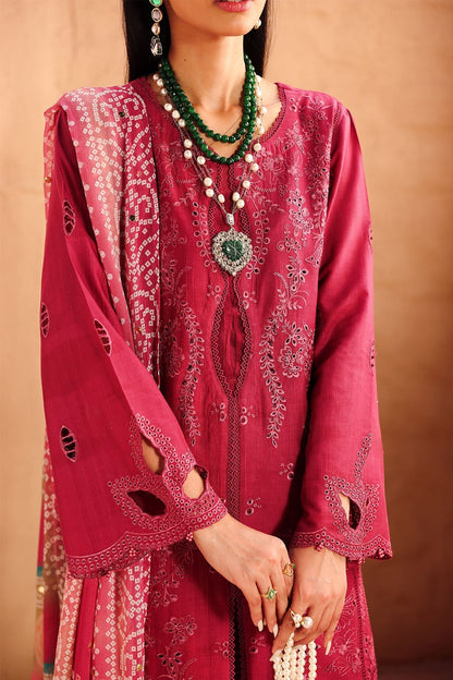 Nureh | Bazaar Lawn | NE-158 M Maroon Lawn