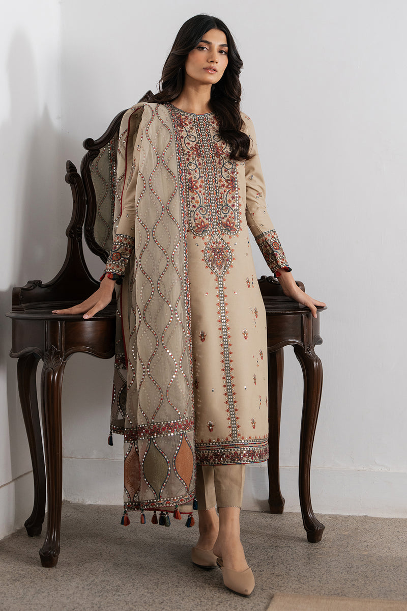 Jazmin | Summer Lawn 25 | USE-9111 L Beige Lawn