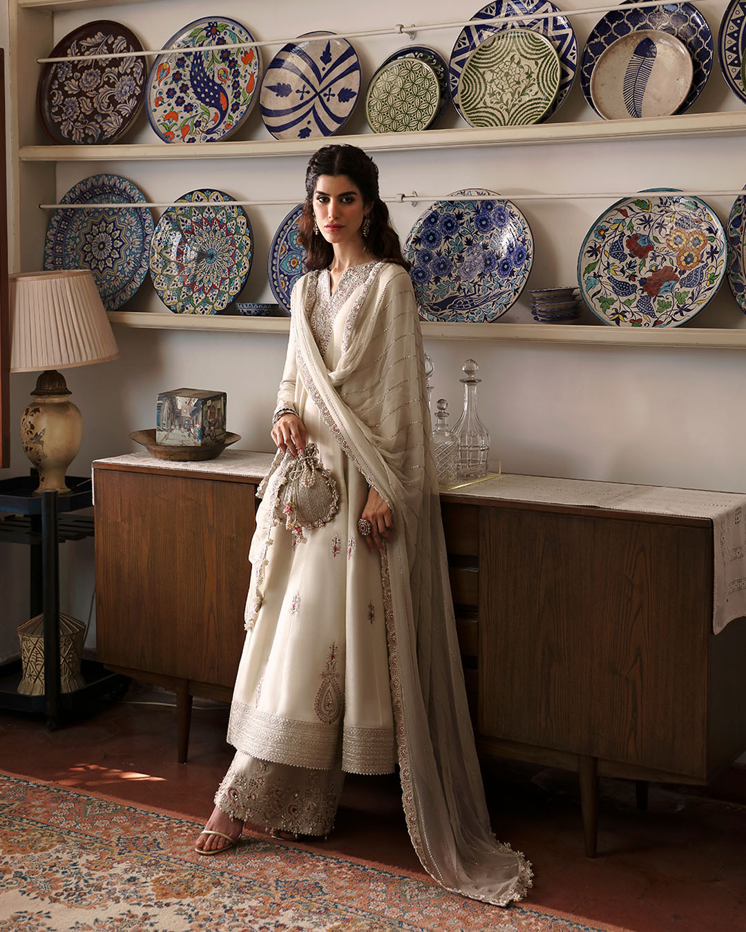 Faiza Saqlain | Mehermah Luxe Formals | Sabina - Pakistani Designer Dress - by Faiza Saqlain | Type: Formal - 100% Original at Saira Sultan