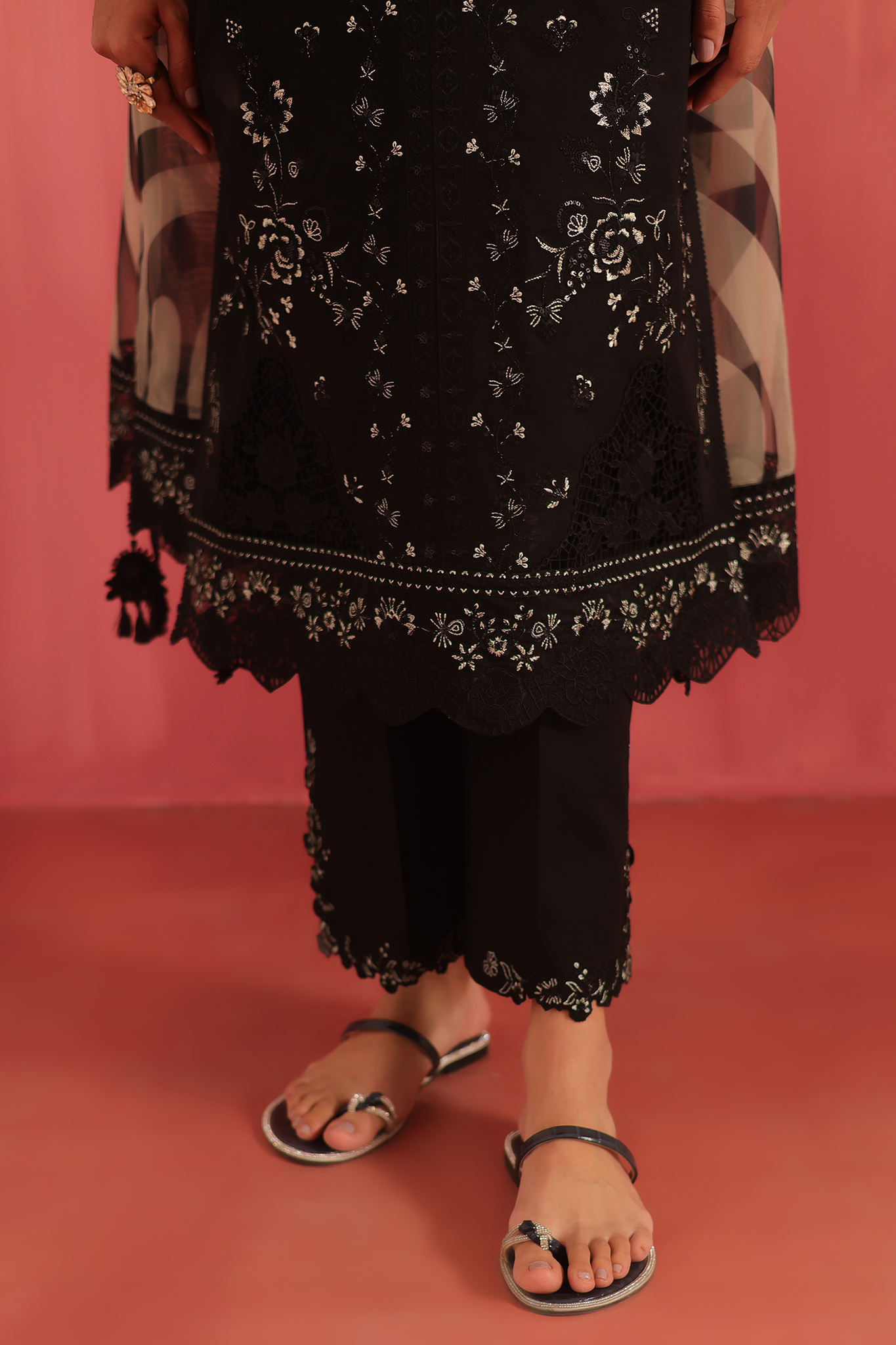Seran | Nayab Eid Lawn | ZORA L Lawn Black