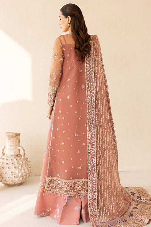 Farasha | Lu Zella Premium Formals 25 | Vintage Rose - Pakistani Designer Dress - by Farasha - Type : Ladies Clothes - 100% Original at Saira Sultan