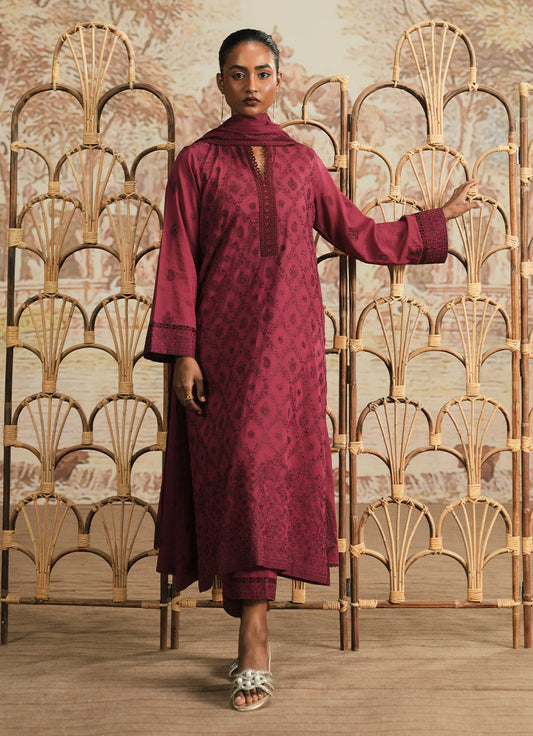 Image | Spring the Tea | ICSE-213678-12176 XS Maroon Cotton