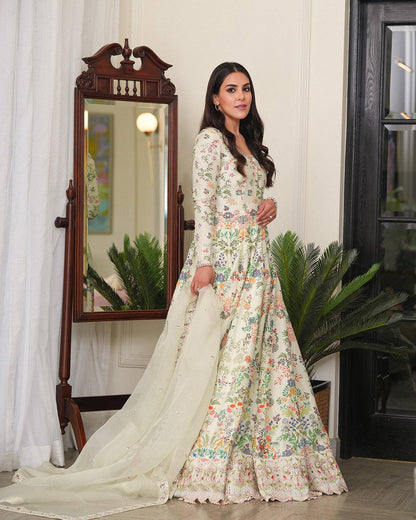 Faiza Saqlain | Lenora Luxury Pret | Floretta - Pakistani Designer Dress - by Faiza Saqlain | Type: Formal - 100% Original at Saira Sultan