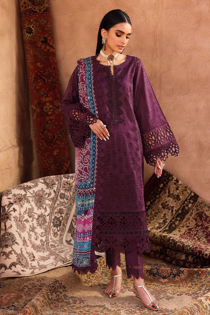 Nureh | Bazaar Lawn | NE-161 XS Dark Plum Lawn