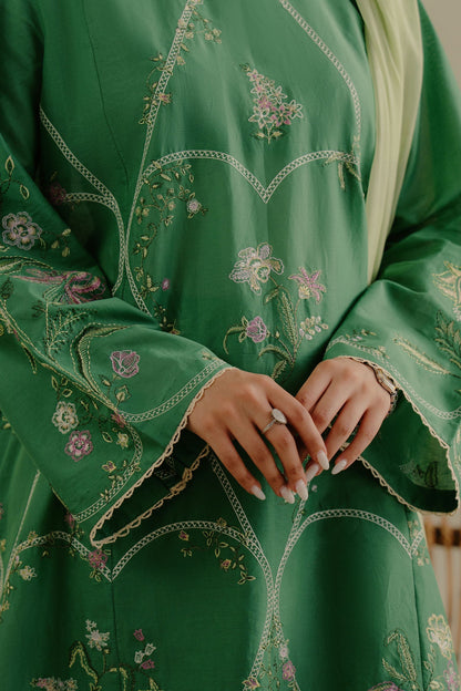 Zara Shahjahan | Coco Lawn 25 | Tara-8B M Green Lawn