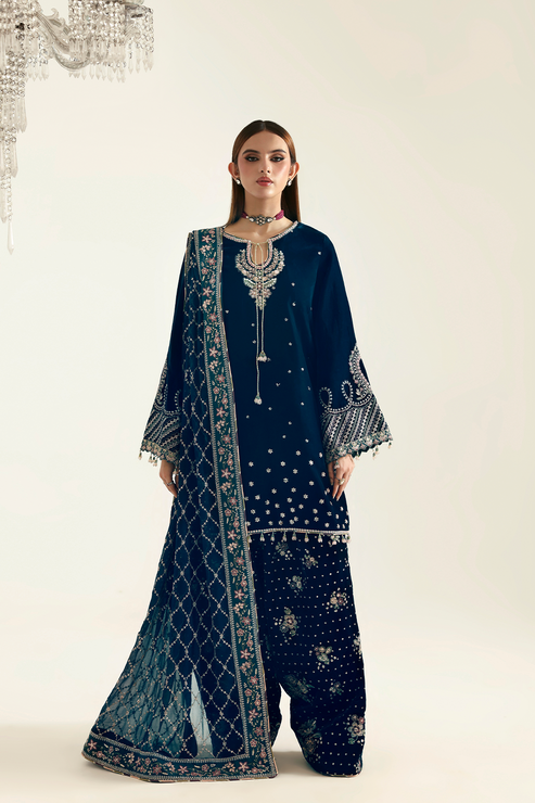 Emaan Adeel | Zarposh Velvet 25 | JAHANARA - Pakistani Designer Dress - by Emaan Adeel - Type : Ladies Clothes - 100% Original at Saira Sultan
