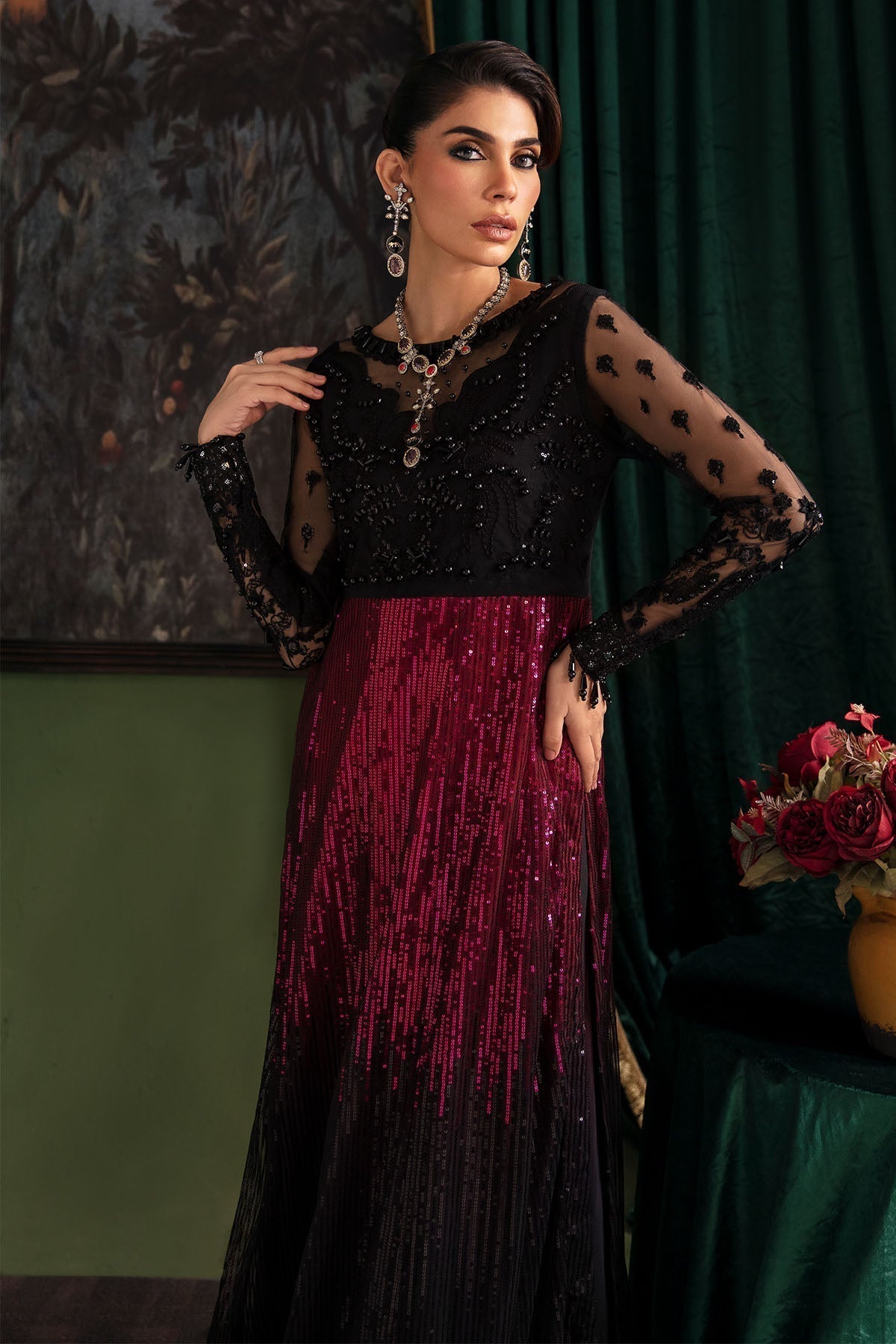 Nureh | Elanora Formal 24 | NEL-35 - Pakistani Designer Dress - by Nureh | Type: Formal - 100% Original at Saira Sultan