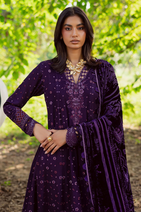 Nureh | Exclusive Leather Peach | NE-187 by Nureh - Designer Dress  - Type : Ladies Clothes - Available at Saira Sultan - 100% Original 