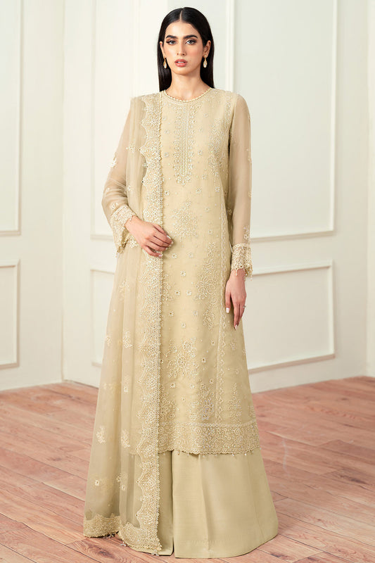 Farasha | Essence Formals 25 | Beige Dusk - Pakistani Designer Dress - by Farasha - Type : Ladies Clothes - 100% Original at Saira Sultan