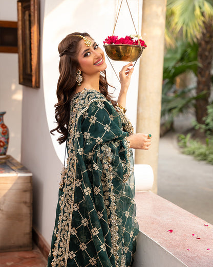 Faiza Saqlain | Nira Festive | Ahin - Pakistani Designer Dress - by Faiza Saqlain | Type: Bridal - 100% Original at Saira Sultan