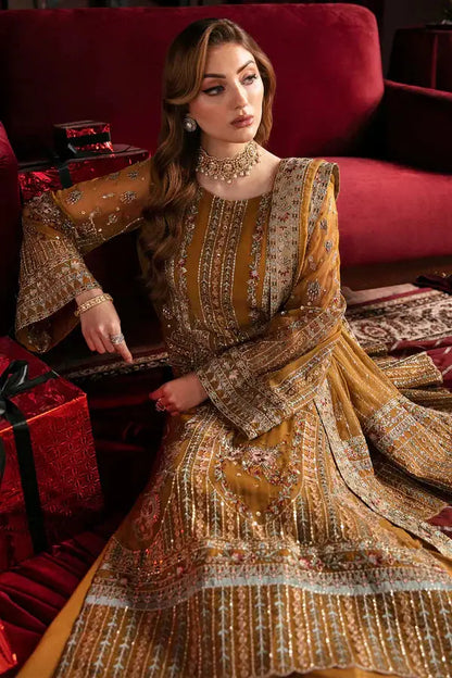 Nureh | Elanora Formals 24 | Crimson - Pakistani Designer Dress - by Nureh | Type: Formal - 100% Original at Saira Sultan
