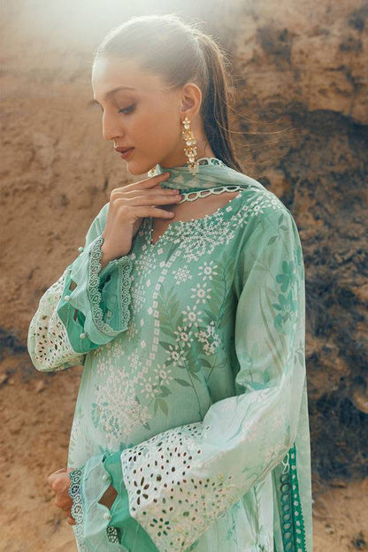 Nureh | Gardenia Lawn 24 | N-01 - Pakistani Designer Dress - by Nureh | Type: Luxury - 100% Original at Saira Sultan