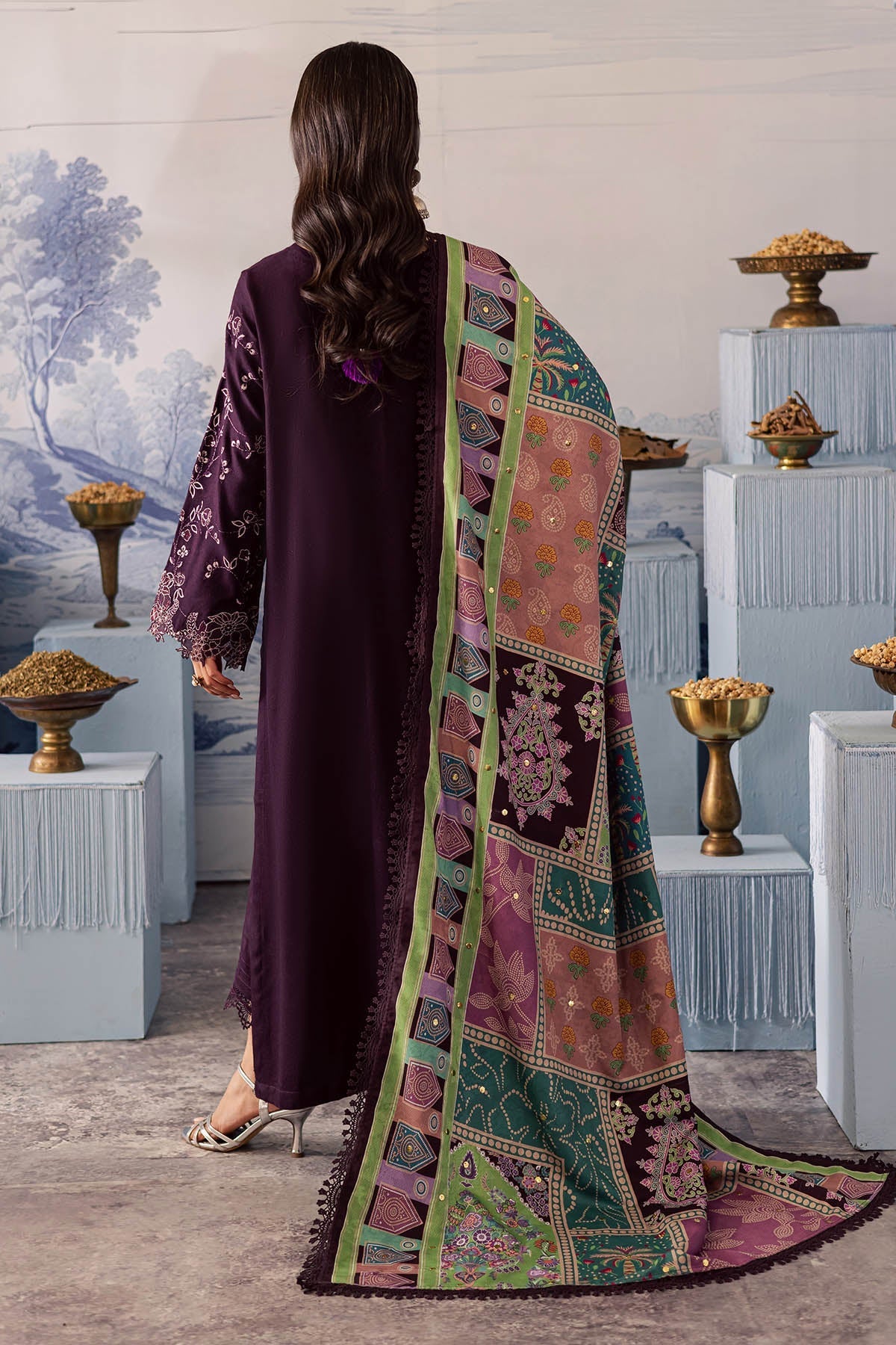 Nureh | Bazaar Luxe 25 | NE-209 by Nureh - Designer Dress  - Type : Ladies Clothes - Available at Saira Sultan - 100% Original 