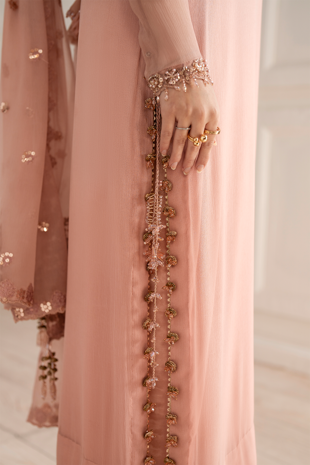 Iznik I Festive Formal I UE-479 Embroidered Chiffon - Pakistani Designer Dress - by Iznik - Type : Ladies Clothes - 100% Original at Saira Sultan