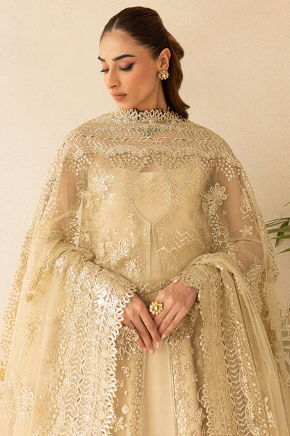 Farasha | Lu Zella Premium Formals 25 | Golden Aura - Pakistani Designer Dress - by Farasha - Type : Ladies Clothes - 100% Original at Saira Sultan