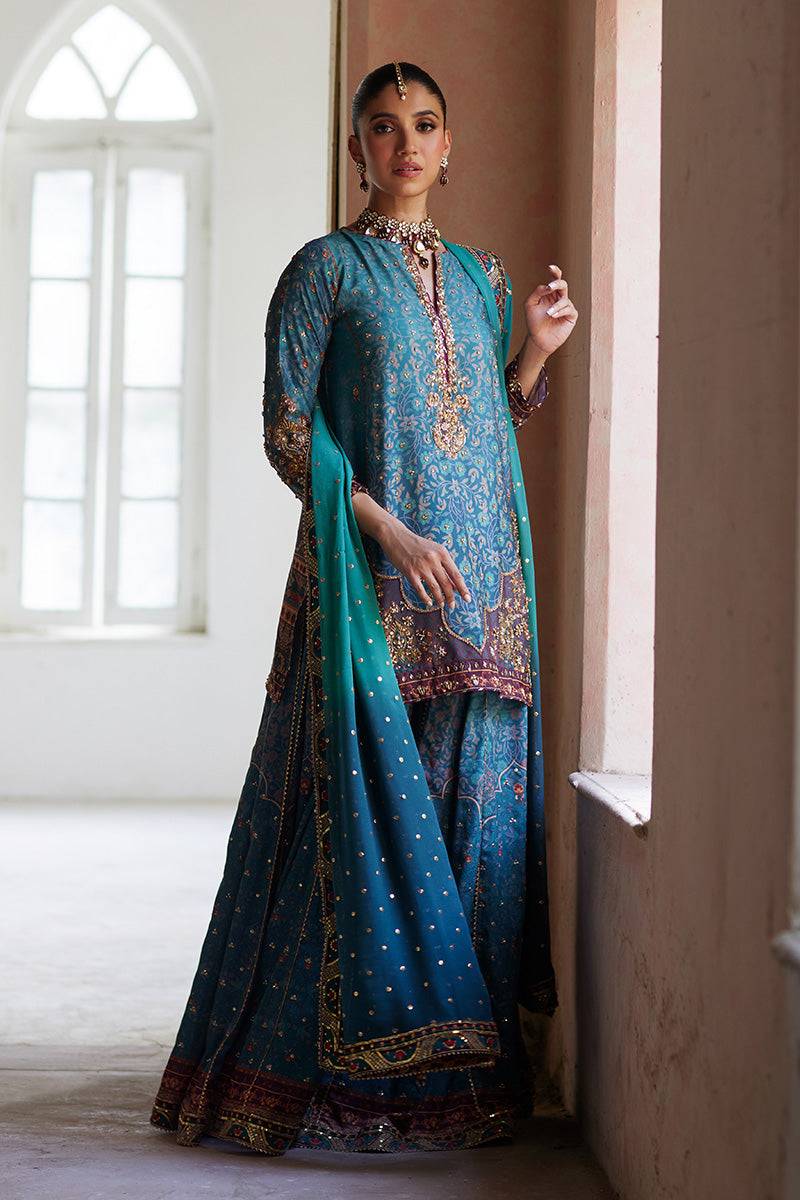 Mina Hassan | Formal Dholki Collection | Leela - Pakistani Designer Dress - by Mina Hassan | Type: Ladies Clothes - 100% Original at Saira Sultan