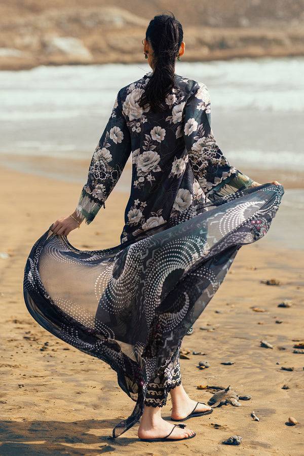 Nureh | Gardenia Lawn 24 | N-04 - Pakistani Designer Dress - by Nureh | Type: Luxury - 100% Original at Saira Sultan