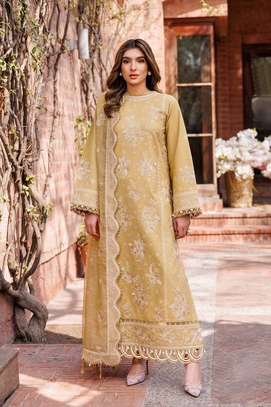 Farasha | Dastoor Embroidered Lawn SS24 | TUSCANY DREAM - Pakistani Designer Dress - by Farasha | Type: Luxury - 100% Original at Saira Sultan