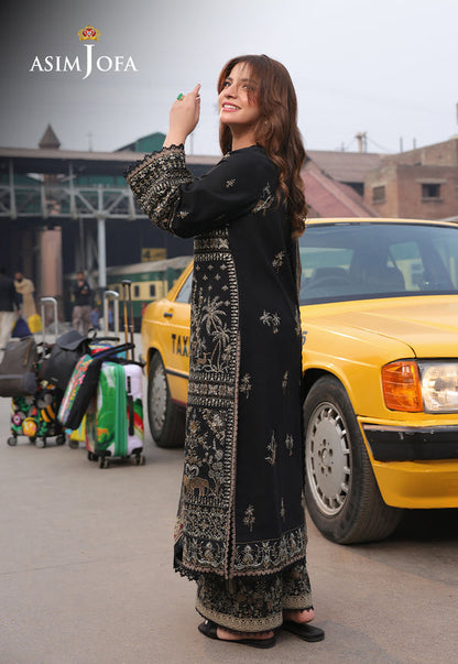 Asim Jofa | Summer Rhapsody | AJUBU-01 Embroidered Jacquard - Pakistani Designer Dress - by Asim Jofa - Type : Ladies Clothes - 100% Original at Saira Sultan