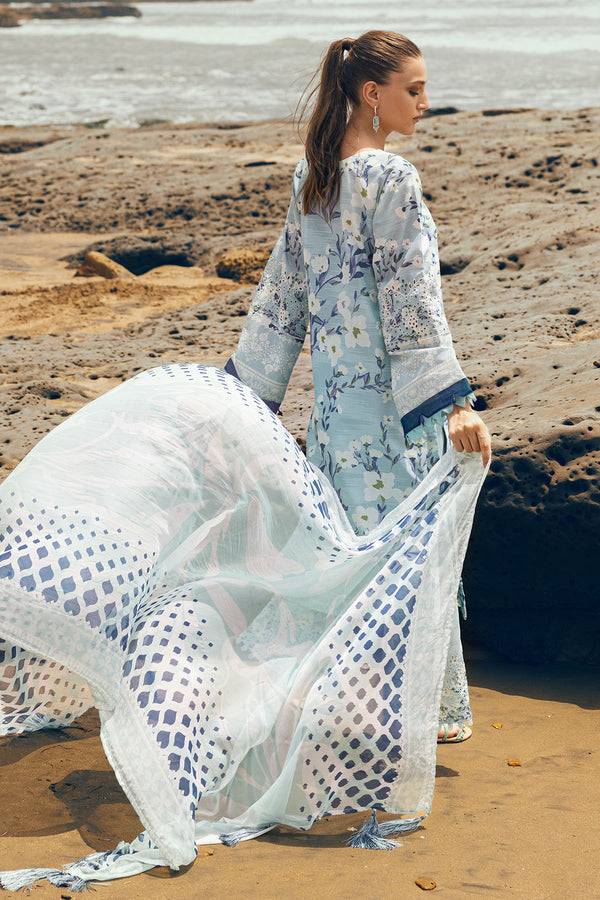 Nureh | Gardenia Lawn 24 | N-08 - Pakistani Designer Dress - by Nureh | Type: Luxury - 100% Original at Saira Sultan