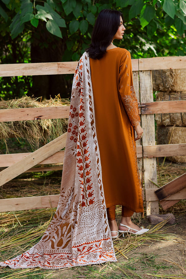 Nureh | Exclusive Leather Peach | NE-188 by Nureh - Designer Dress  - Type : Ladies Clothes - Available at Saira Sultan - 100% Original 