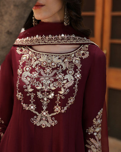 Faiza Saqlain | Mehermah Luxe Formals | Norine - Pakistani Designer Dress - by Faiza Saqlain | Type: Formal - 100% Original at Saira Sultan