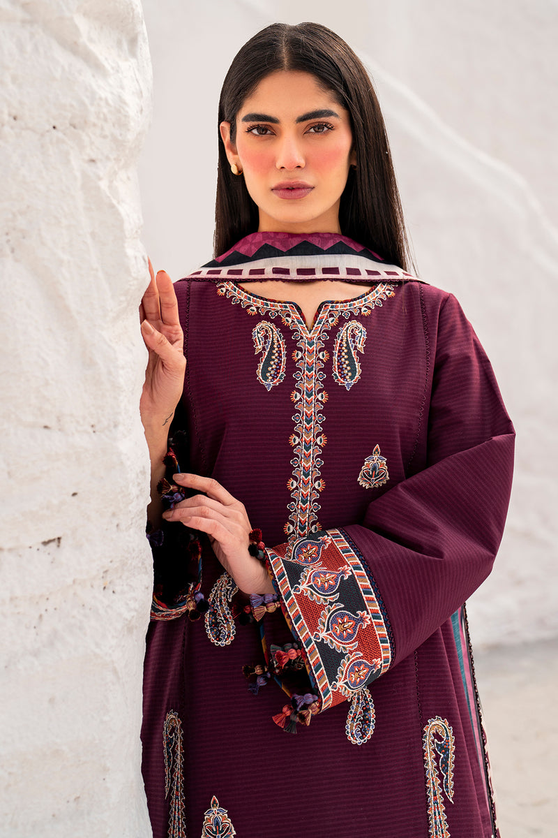 Jazmin | Summer Lawn 25 | USE-9128 M Wine Berry Lawn