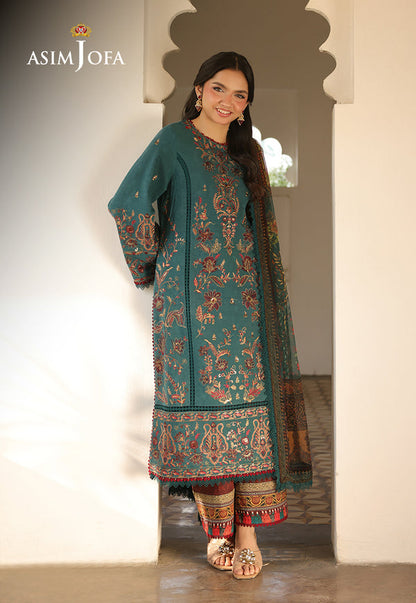 Asim Jofa | Summer Rhapsody | AJUBU-03 Embroidered Jacquard - Pakistani Designer Dress - by Asim Jofa - Type : Ladies Clothes - 100% Original at Saira Sultan