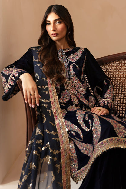 Jazmin | Velvet Edit 24 | Velvet Formal VF-2024 - Pakistani Designer Dress - by Jazmin | Type: Formal - 100% Original at Saira Sultan