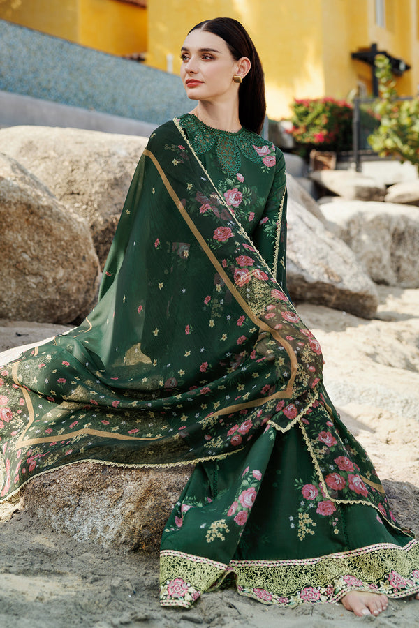 Farasha | Printed Essentials | Mystic Pine XL Dark Green Lawn