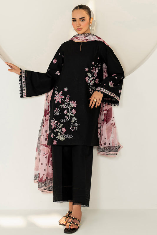 Farasha | Thread Lines Embroidered | Floral Meadow - Pakistani Designer Dress - by Farasha - Type : Ladies Clothes - 100% Original at Saira Sultan