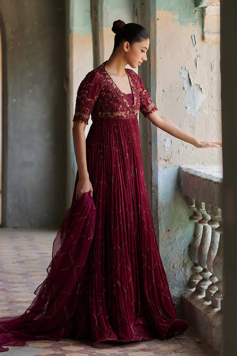 Mina Hassan | Formal Dholki Collection | Arooba - Pakistani Designer Dress - by Mina Hassan | Type: Ladies Clothes - 100% Original at Saira Sultan