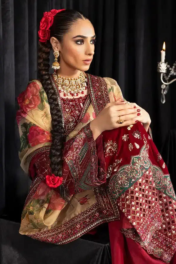 Nureh | Maya Velvet 23 | Elisa - Pakistani Designer Dress - by Nureh | Type: Formal - 100% Original at Saira Sultan