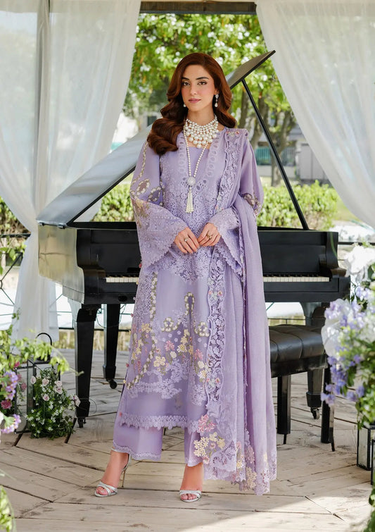 Elaf Premium | Luxury Lawn 25 | ELH-3A PARIS HUES XS Lavender Lawn