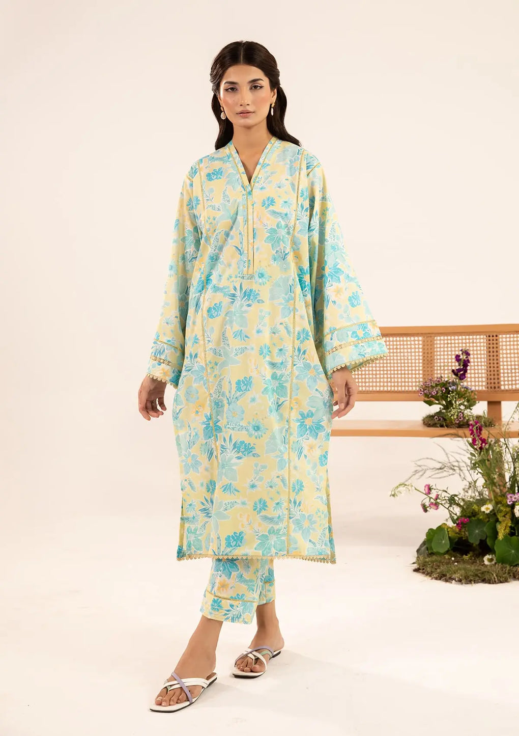 Elaf Premium | Pret 25 | EPT-06 FIONA S Pale Yellow Lawn