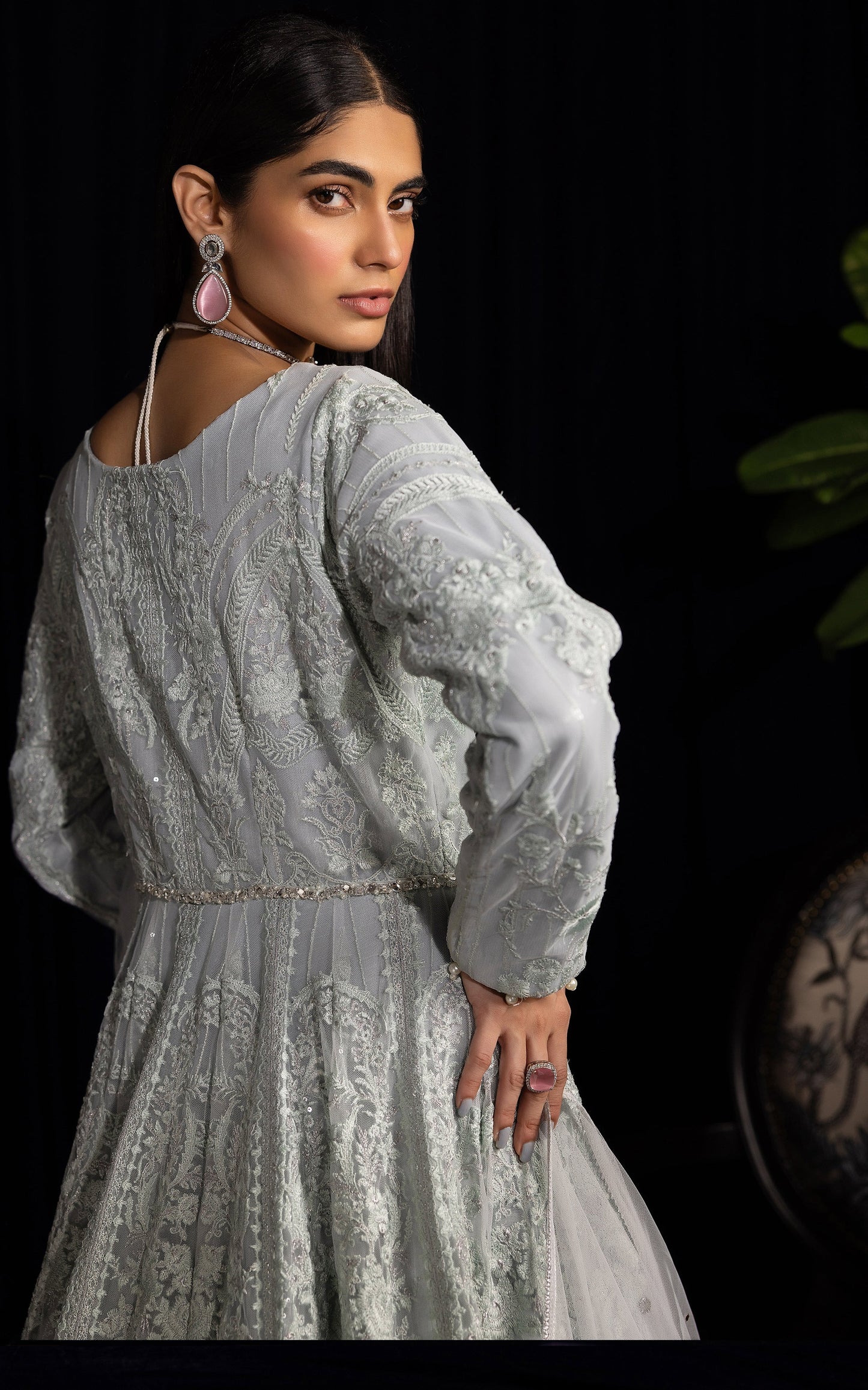 Threads and Motifs | Formal Dresses 25 | Net Embroidered Maxi