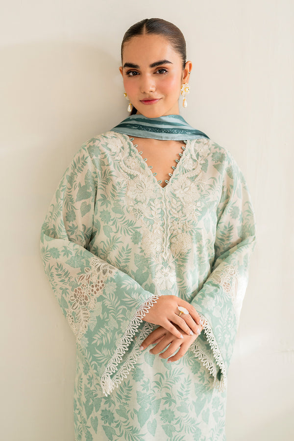 Baroque | Luxury Pret 24 | LAWN UF-677 - Pakistani Designer Dress - by Baroque | Type: Luxury - 100% Original at Saira Sultan