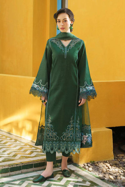 Baroque | Luxury Pret 24 | JACQUARD LAWN UF-572 - Pakistani Designer Dress - by Baroque | Type: Luxury - 100% Original at Saira Sultan