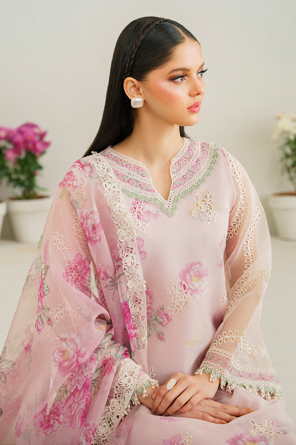 Baroque | Velvet Formals | ORGANZA UF-520 M Pastel Pink Organza