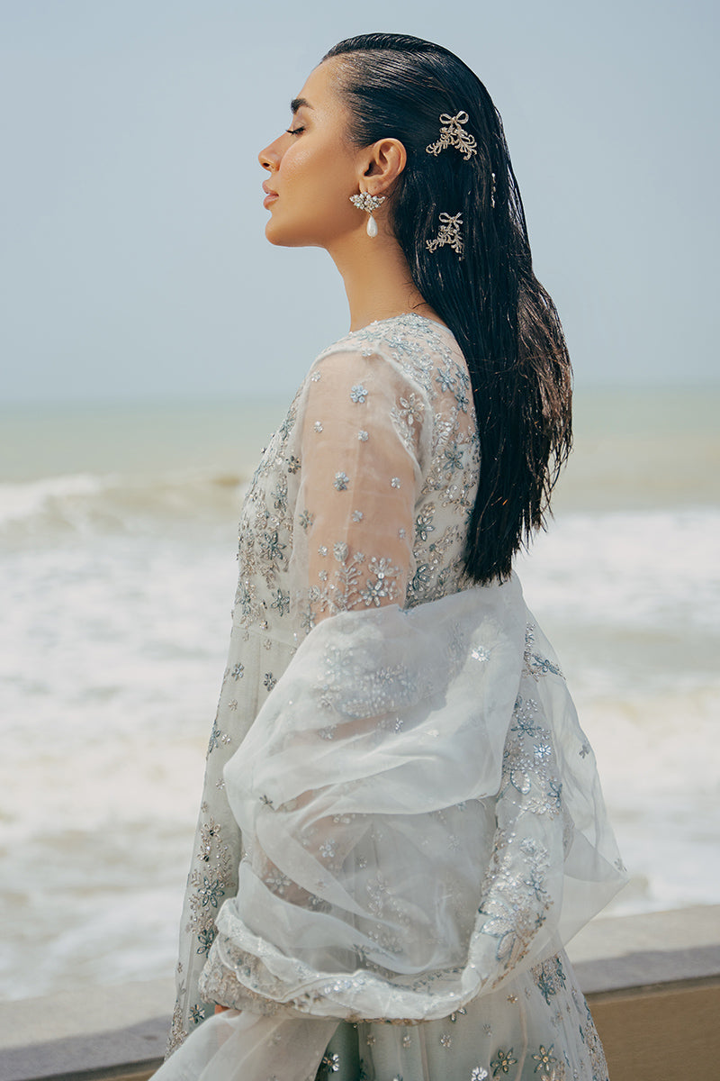 Cross Stitch | Wedding Collection 24 | SAFFRON CHARM - Pakistani Designer Dress - by Cross Stitch | Type: Formal - 100% Original at Saira Sultan