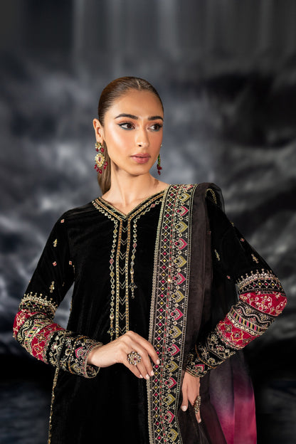 Naqshi | Makhmal 24 | ADHAN L Black Velvet