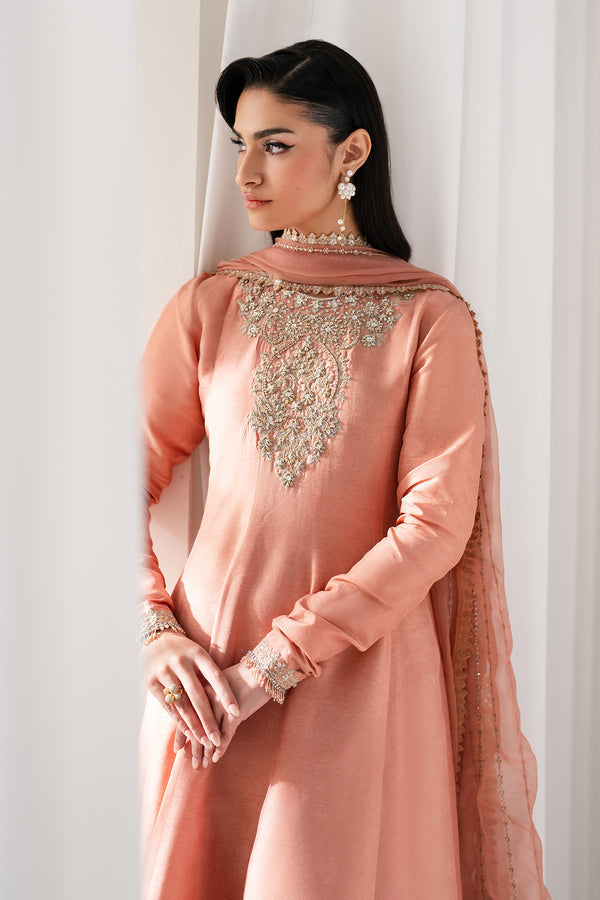 Baroque | Luxury Pret 25 | EMBROIDERED CHIFFON PR-1099 - Pakistani Designer Dress - by Baroque - Type : Ladies Clothes - 100% Original at Saira Sultan
