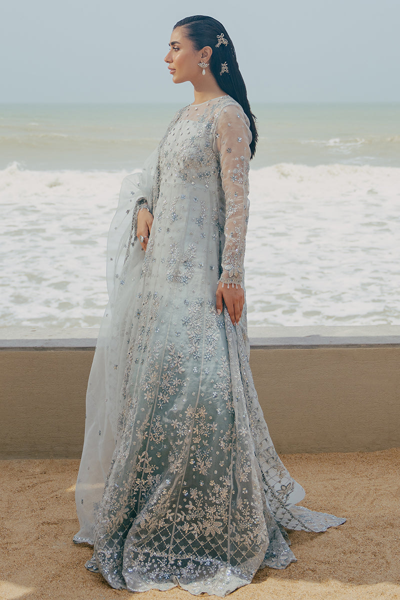 Cross Stitch | Wedding Collection 24 | SAFFRON CHARM - Pakistani Designer Dress - by Cross Stitch | Type: Formal - 100% Original at Saira Sultan