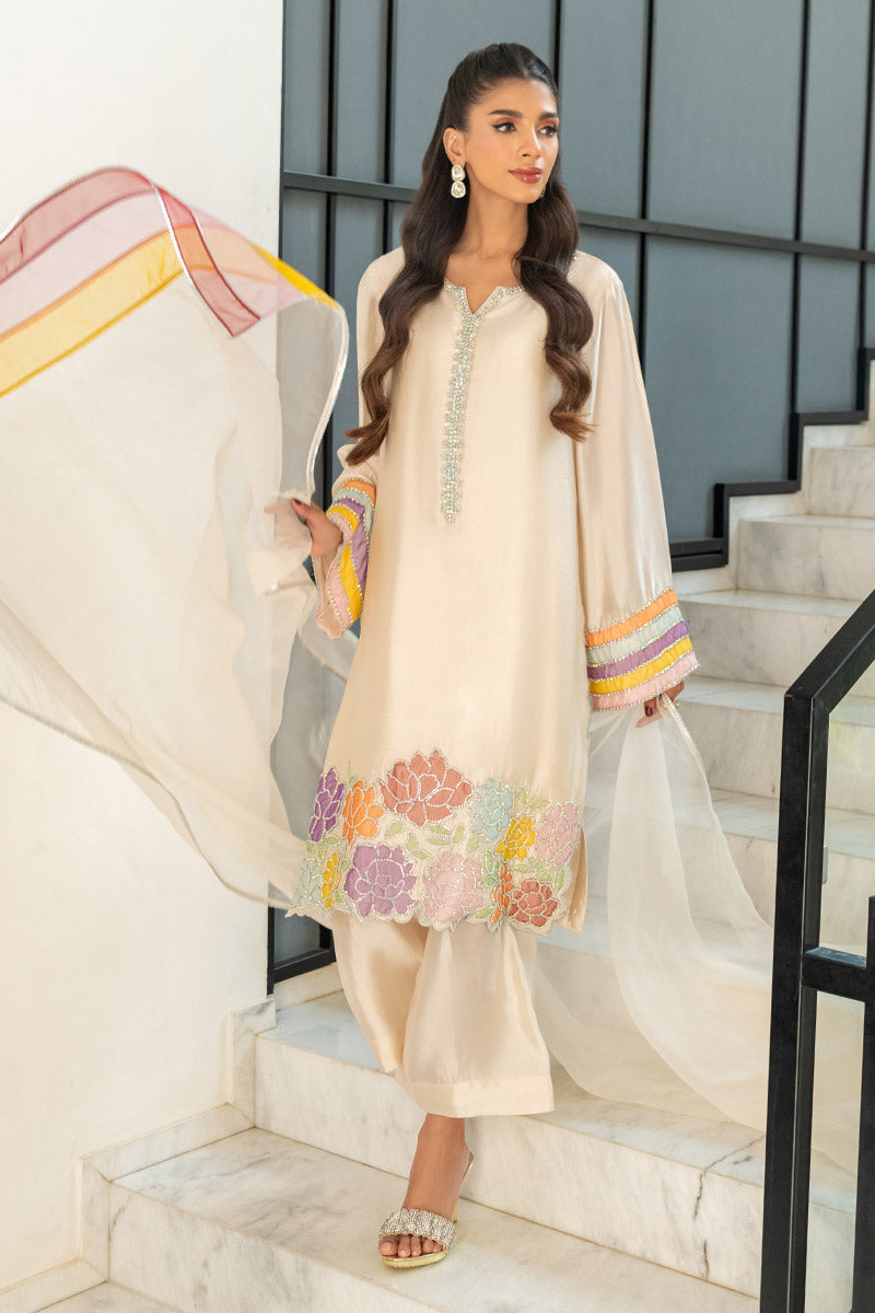 Chic Ophicial | Celenia Pret | Ivory Rose XS Ivory Pure Sheesha Silk