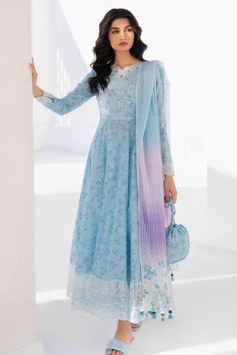 Jazmin | Summer Lawn 25 | USE-9014 XS Ice Blue Lawn