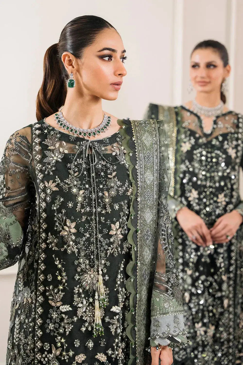 Baroque | Chantelle Embroidered Collection | CH12-05 - Pakistani Designer Dress - by Baroque | Type: Bridal - 100% Original at Saira Sultan
