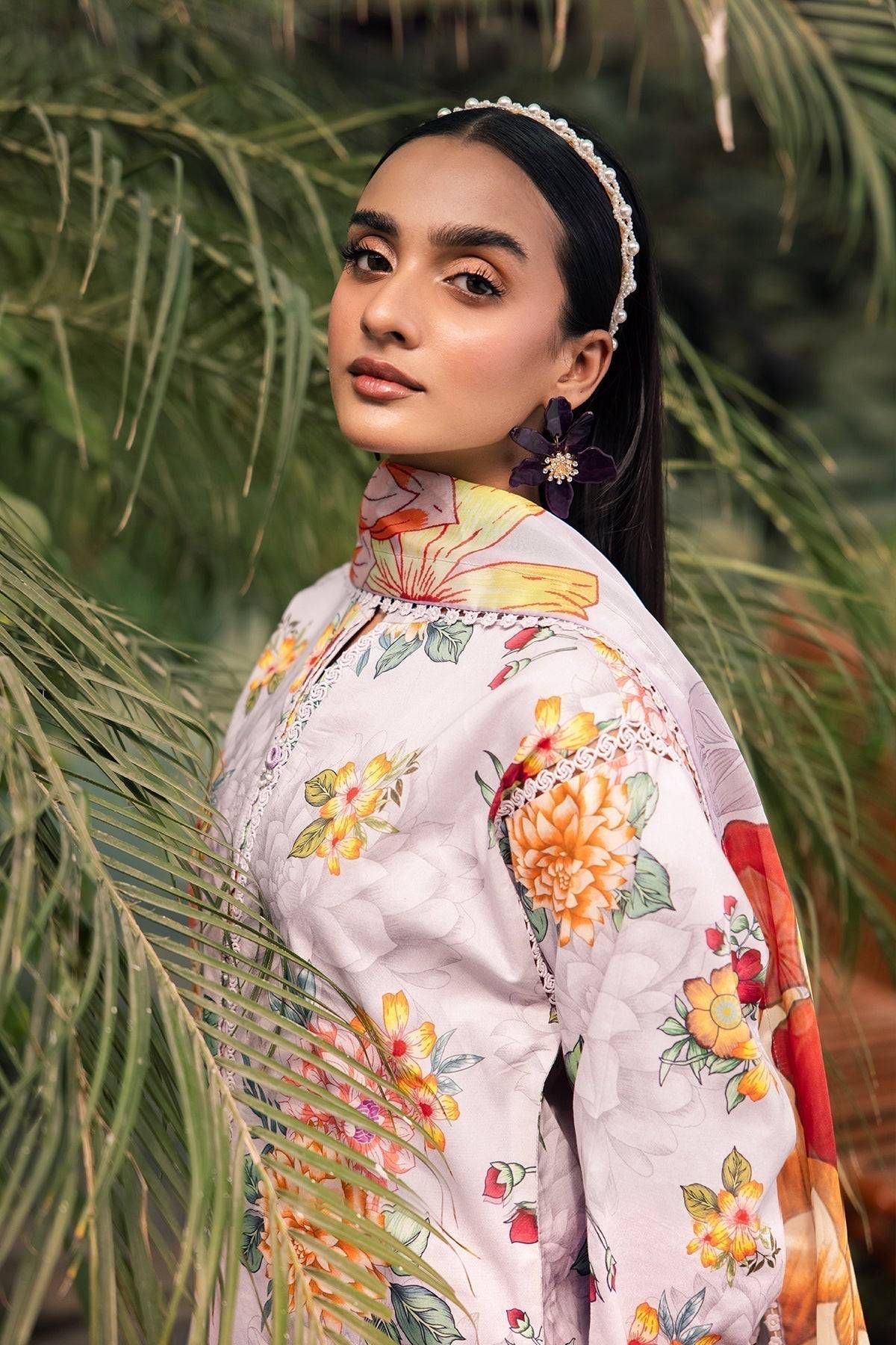 Alizeh | Sheen Lawn Prints 24 | FIONA - Pakistani Designer Dress - by Alizeh | Type: Casuals - 100% Original at Saira Sultan